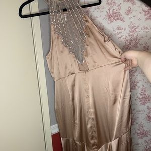 ASOS satin formal dress